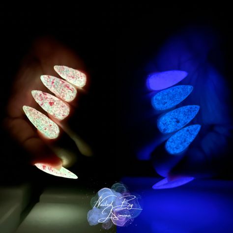 Glow In The Dark Nails, Nails Dip Powder, Nails Dip, Nail Time, Welcome To My World, Dark Nails, Dip Powder Nails, Dip Powder, Powder Nails