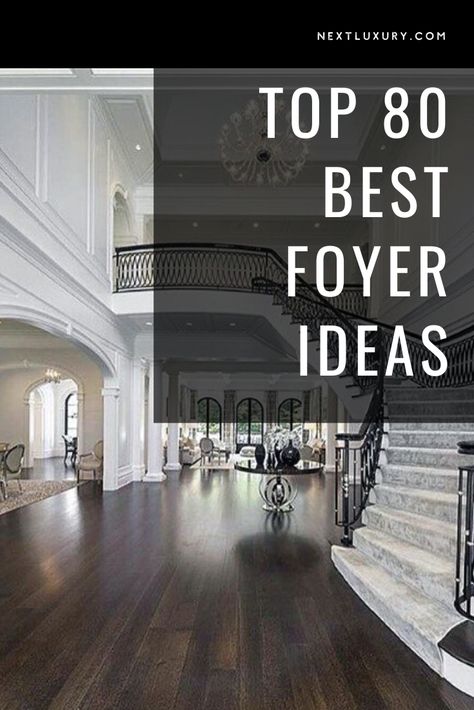 Private Foyer Entrance, Grand Entrance Home Front Entry, Double Foyer Entryway, Large Foyer Ideas Entryway Modern Luxury, Modern Entrance Foyer Design Luxury, Entrance Foyer Design Luxury, Foyer Decorating Entryway Luxury Homes, Grand Entryway Ideas, Luxury Hallway Entrance