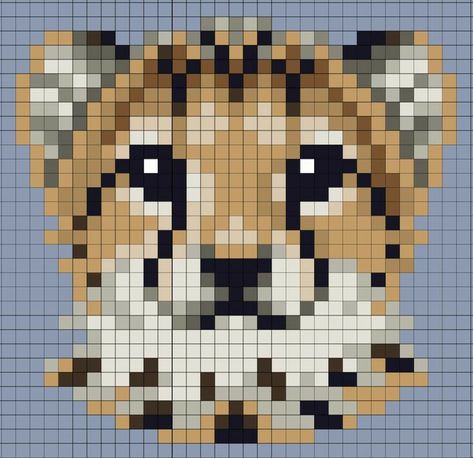 Cheetah Perler Beads, Pixel Art With Grid, Duck Pixel Art, Pixel Art Heart, Paint Gallery, Microsoft Paint, Graph Crochet, Easy Pixel Art, Duck Art