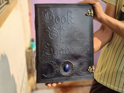 Triple Moon Goddess Symbol, Moon Goddess Symbol, Book Of Shadows Journal, Grimoire Journal, Goddess Symbol, Book Of Shadows Grimoire, Goddess Symbols, Book Magic, Triple Moon Goddess