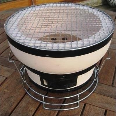 Round Yakatori Charcoal Grill Ovens And Stoves, Diy Stove, Smoker Accessories, Charcoal Grill Smoker, Charcoal Stove, Best Charcoal Grill, Charcoal Bbq Grill, Ceramic Grill, Best Charcoal