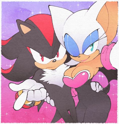 Rogue Cosplay, Shadow And Rouge, Couple Shadow, Hello Kitty Wallpaper Hd, Rouge The Bat, Sonic Franchise, Sonic And Shadow, Sonic Fan Art, Amy Rose