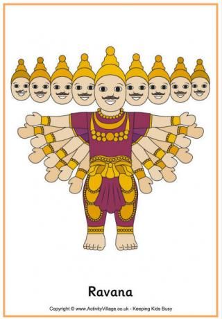 Ravana Poster Ravana Drawing, Diwali Drawings, Diwali Posters, Sita Hanuman, Owl Wallpaper Iphone, Rama And Sita, Flower Decoration For Ganpati, Diwali Story, Eagle Cartoon