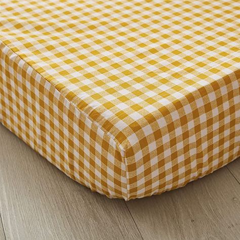 Amazon.com: Brandream Baby Girl Crib Sheet Yellow Plaid Fitted Sheet Breathable Soft Standard Size Crib Mattress Sheet for Newborn Infant,100% Cotton : Baby Baby Girl Crib Sheets, Plaid Sheets, Yellow Comforter, Crib Sheets Girl, Mattress Dog Bed, Girl Crib Bedding Sets, Boys Crib, Toddler Bed Set