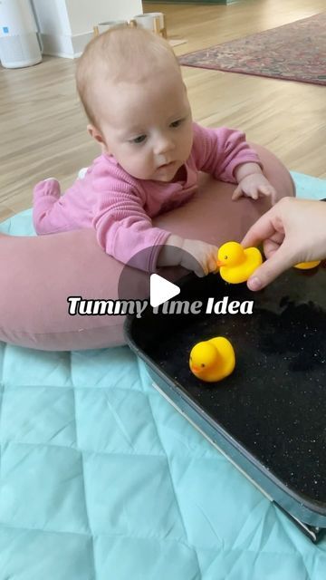 Melissa Piszczako on Instagram: "This kept her occupied on her tummy for 20 minutes without fussing! A cute way to make tummy time more fun for your little! 🩷
#firsttimemom #newmom #tummytime #tummytimeactivities #3monthold #momtok #momsoftiktok#sahm #momtent #ditlofamom #vlog #fyp" Tummy Time Activities, Tummy Time, Baby Hacks, New Moms, First Time, More Fun, Tent