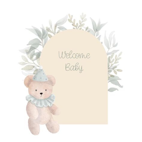 Angel Baby Art, Welcome Baby Boy, Baby Watercolor, Shower Vintage, Baby Boy Cards, Baby Art Projects, Baby Boy Announcement, Baby Shower Gift Basket, Birthday Card Craft