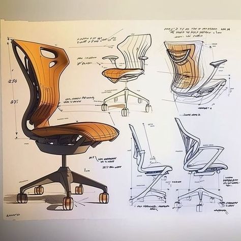 Product Design Ideas, Sketches Design, Basic Sketching, Product Sketch, Industrial Design Portfolio, Furniture Sketch, Furniture Design Sketches, Technical Illustration, Interior Design Sketches