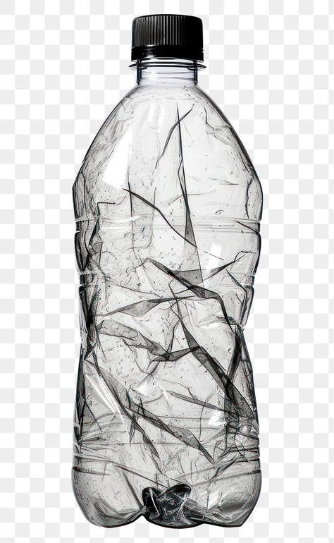 Plastic Bottle Drawing, Water Bottle Png, Water Bottle Drawing, Bottle Png, Black Water Bottle, Empty Water Bottle, Black Water Bottles, Broken Bottle, Bottle Drawing