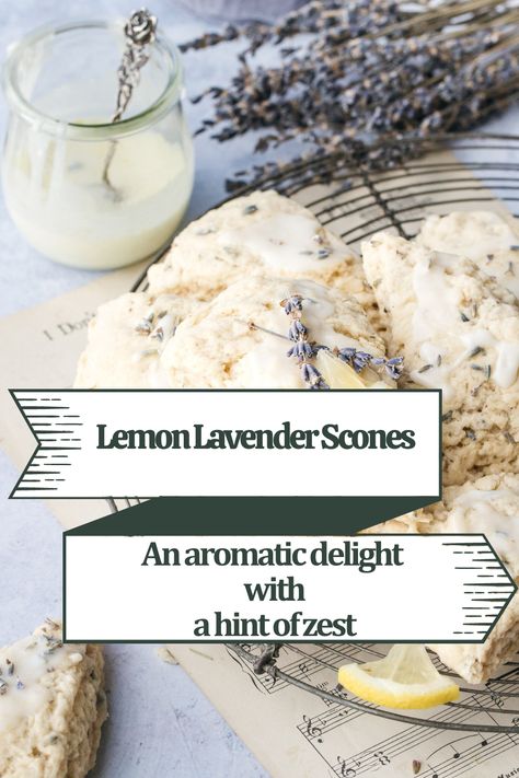 Lemon Lavender Scones https://www.theladychef.com/lemon-lavender-scones/ Lavender Scones Recipe, Lemon Lavender Scones, Lavender Scones, Lavender Shortbread Cookies, Lavender Shortbread, Baking Breads, Lavender Recipes, Lemon Scones, Culinary Lavender