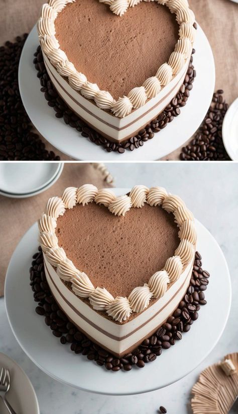 Looking for heart cake ideas? These cakes are perfect for celebrating love, whether it's a birthday, an anniversary, or Valentine's Day. From simple yet stunning designs to DIY aesthetic cakes, these heart-shaped creations are sure to impress. Aesthetic Heart Cake, Heart Cake Ideas, Heart Cake Design, Nutella Fudge, Small Bites Appetizers, Discover Aesthetic, Aesthetic Heart, White Buttercream, Bake Something