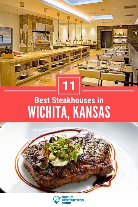 11 Best Steakhouses in Wichita, KS Unique Cafe, Wichita Kansas, Family Destinations, Best Steak, Wichita Ks, Foodie Travel, Best Places To Eat, Places To Eat, Dining Experiences