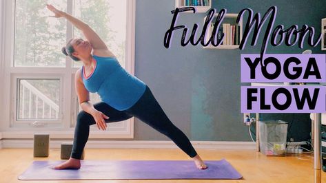 Moon Yoga Sequence, Energizing Yoga Sequence, Full Moon Yoga, 3 Person Yoga Poses, Release And Let Go, Popular Yoga Poses, Moon Yoga, Energizing Yoga, Yin Yoga Sequence