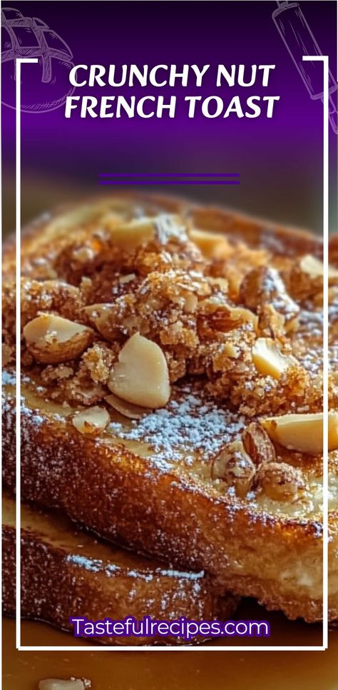 This Crunchy Nut French Toast combines crispy, golden-brown French toast with a nutty, crunchy coating that adds a delicious twist to your breakfast! Perfect for a special morning or weekend brunch, this recipe is sure to please everyone. #FrenchToast #CrunchyFrenchToast #BreakfastDelight #NuttyFrenchToast #BrunchRecipe #EasyBreakfast Pleasing Everyone, Weekend Brunch, Easter Recipes, Easy Breakfast, Brunch Recipes, French Toast, Toast, Twist, Easter