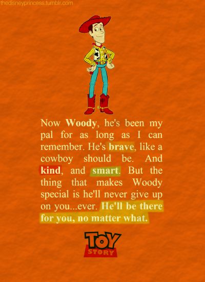 Woody Toy Story Quotes, Toy Story Movie, Toy Story 3, Story Quotes, Toy Story Party, Disney Life, Disney Lover, To Infinity And Beyond, Disney Kids