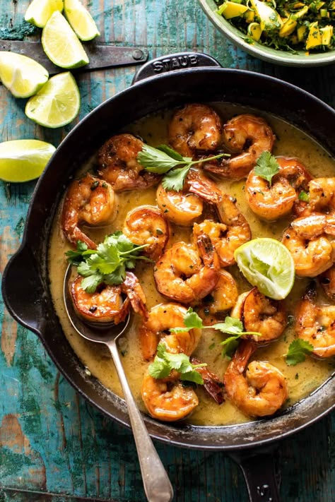 20 Minute Honey Garlic Butter Shrimp | halfbakedharvest.com Honey Garlic Butter Shrimp, Shrimp Coconut Milk, Harvest Garlic, Honey Garlic Shrimp, Half Baked Harvest Recipes, Garlic Butter Shrimp, Butter Shrimp, Easy Summer Meals, Harvest Recipes