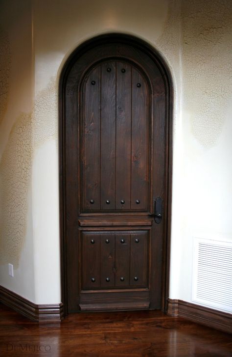 Rustic Doors, Rustic Double Doors, Custom Door - Demejico Arch Door Design Interior, Spanish Interior Doors, Spanish Style Interior Doors, Spanish Door Design, Hacienda Doors, Mexican Houses Interior Doors, Spanish Double Doors, Arc Door, Spanish Wood Door