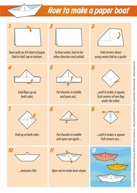 Make A Paper Boat, Fish Diy, Jesus Calms The Storm, Paper Boats, Boat Crafts, Boat Hat, Make A Boat, Origami Boat, Holiday Club