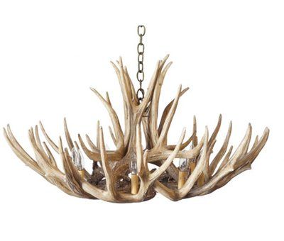 Outdoor Themed Bedroom, Antler Light Fixtures, Deer Antler Chandelier, Antler Lights, Statement Chandelier, Antler Chandelier, Statement Chandeliers, Empire Chandelier, Mule Deer