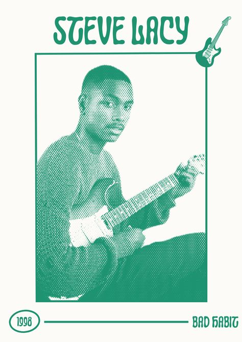 Dorm Posters Green, Free Prints Aesthetic, Poster Prints Steve Lacy, Masego Poster, Collage Wall Prints Aesthetic Blue And Green, Steve Lacy Poster Print, Steve Lacy Poster Vintage, Poster Inspo Room, Green Music Poster