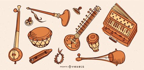 India music instruments collection #AD , #Aff, #AFFILIATE, #music, #instruments, #collection, #India Harmonium Drawing, Music Book Design, Navratri Decoration, Indian Instruments, Old Musical Instruments, Indian Musical Instruments, Musical Instruments Drawing, Instruments Art, Indian Classical Music