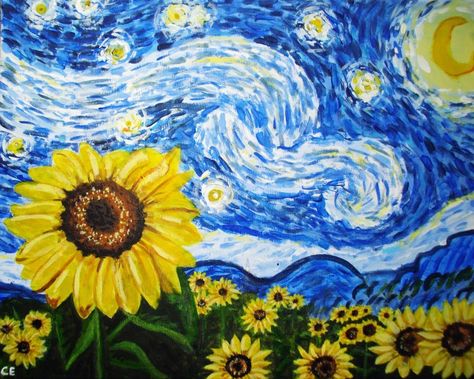 26 October, World Mental Health Day, Starry Night Art, Canvas Art Projects, Live Painting, Soyut Sanat Tabloları, Mental Health Day, Mental Health And Wellbeing, Van Gogh Art