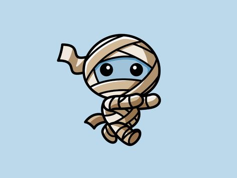 Mummy by Alfrey Davilla | vaneltia on Dribbble Mummy Art Drawing, Mummy Drawing, Mummy Illustration, Alfrey Davilla, Tee Turtle, Rick And Morty Poster, Arte Doodle, Pet Logo, Outline Illustration