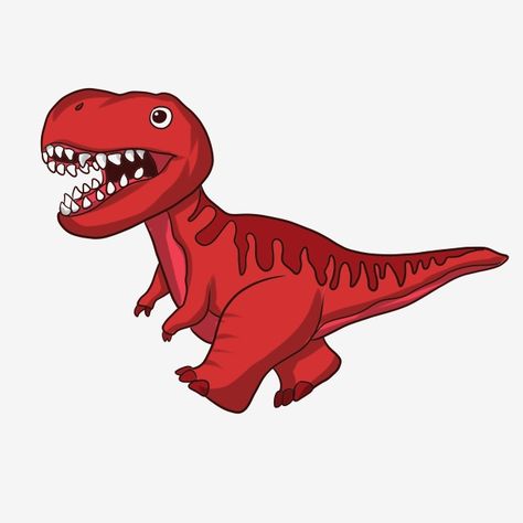 Red Clipart, Red Dinosaur, Dinosaur Clipart, Dinosaur Cartoon, Dinosaur Images, Dinosaur Illustration, Easy Hairstyles For Thick Hair, Shrinky Dink, Png Hd