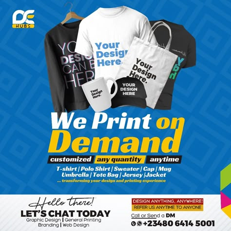 Shirt Creative Ads, Merch Advertising, Cloth Branding, Custom Promotional Items, Awesome Shirt Designs, Tshirt Printing Business, Social Media Branding Design, Business Poster, Church Poster Design