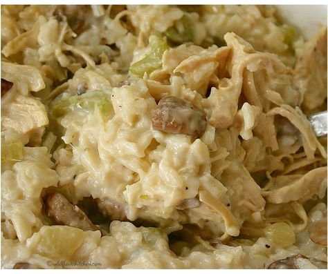 Old Fashioned No Canned Soup Chicken Rice Casserole Soup Chicken Rice, Soup Creamy Chicken, Creamy Chicken Rice, Hen Recipes, Chicken Rice Casserole Recipes, Beef Macaroni, Macaroni Casserole, Soup Creamy, Chicken And Rice Casserole