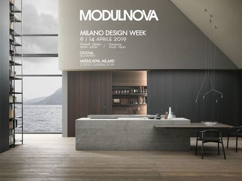 Mid Modern House, Kitchen Showroom, Modern Kitchen Interiors, House Viewing, Italian Kitchen, Kitchen Inspiration Design, Design Del Prodotto, Kitchen Furniture Design, Milan Design Week