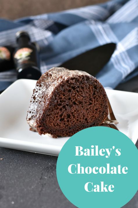 Bailey's Chocolate Cake is a traditional Irish cake that is so decadent and delicious. #chocolatecake #cakerecipes Infused Sweets, Irish Cake, Fun Dessert, Cupcakes Recipes, Dessert Recipies, Moist Cake, Amazing Appetizers, Birthday Cake Recipe, Life Group