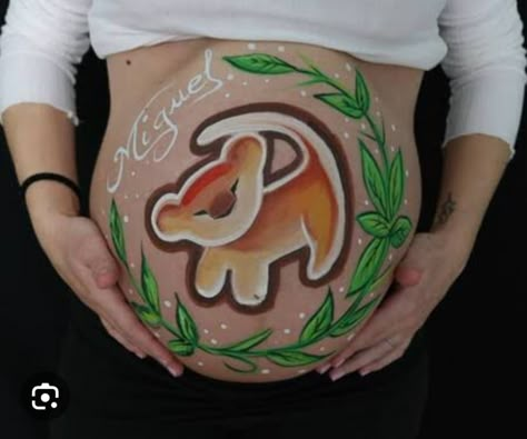 Bump Painting, Belly Boy, Pregnant Belly Painting, Baby Books Diy, Belly Art, Belly Casting, Pregnancy Body, Baby Announcement Photos, Belly Painting