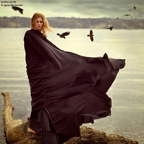 . Season Of The Witch, Witchy Woman, When It Rains, Fantasy World, Cloak, Black Bird, The Edge, Character Inspiration, The Sky