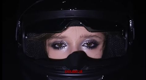 #eyesdontlie#isabellarosa#bikehelmet#sparklyeyeshadow#prettyeyes#alternative Eyes Don't Lie, Isabel Larosa, Marry Me, Singers, Headphones, Gif, Queen, Makeup, Quick Saves