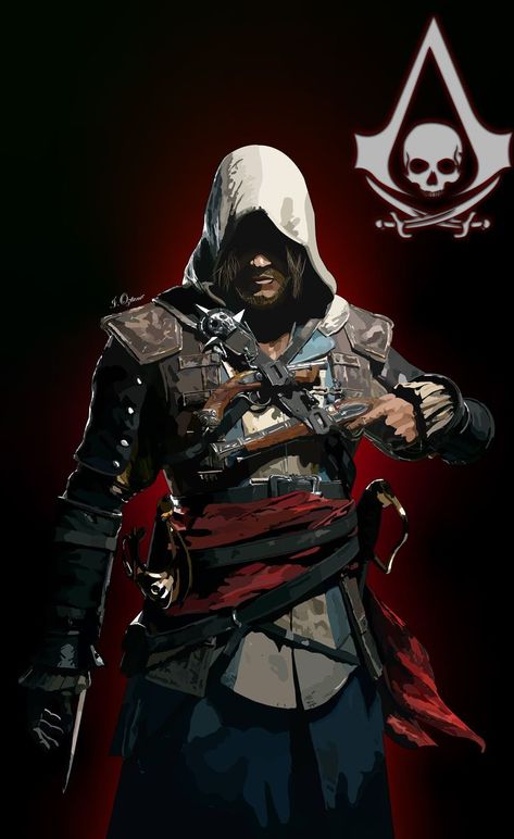 Assasins Creed Edward Kenway phone wallpaper Edward Assassins Creed, Ac Black Flag, Assassin's Creed Edward Kenway, Assassins Creed Outfit, Assassin's Creed Black Flag, Assassins Creed Rogue, Edward Kenway, Assassin's Creed Black, Assassin's Creed Wallpaper