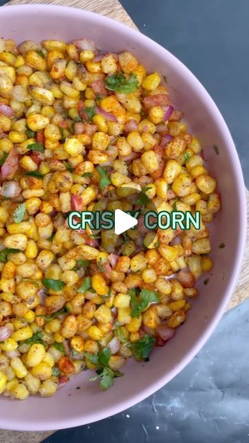 Shenaz | Food | Easy Recipes |YYC 🇨🇦Canada on Instagram: "Crispy corn ~ So Addictive try this today 📌 .  Crispy corn 2 cups boiled corn 3 tbsp cornstarch  3 tbsp rice flour  Salt as needed  1 tsp pepper powder  Oil for frying   Add ons  4 tbsp chopped onions  Handful coriander chopped  1 tsp chilli powder  1/2 tsp cumin powder  1/2 tsp chaat masala   Boil 2 cups of corn in water. Drain.  Add to it cornflour, rice flour,salt and pepper. Coat well and deep fry in oil.   Once crispy take them out on an absorbent paper towel to soak excess oil.  Add the ingredients listed under (add ons) serve immediately.   #corn #indiansnacks #indianfood #simplerecipes #indiancooking #indiancuisine #vegfood #baarish #monsoondiaries" Cornflour Recipes, How To Boil Corn, Corn Flour Recipes, Crispy Corn Recipe, Fried Veggies, Crispy Corn, Boiled Corn, Veggie Fries, Water Drain