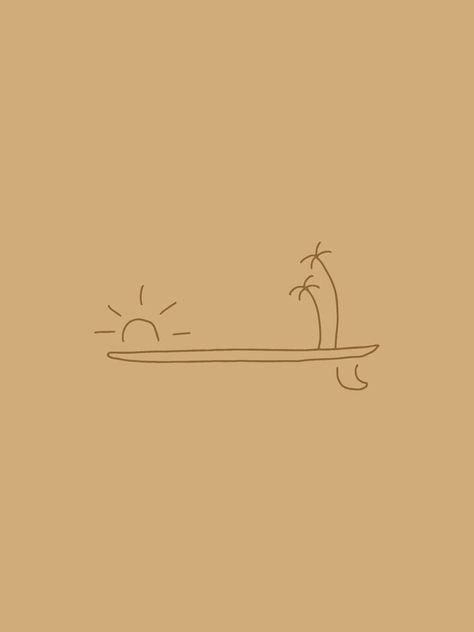 Dainty Surf Tattoo, Fine Line Surfboard Tattoo, Surf Board Tattoo Simple, Simple Surf Tattoo, Drawing Waves Simple, Surf Wave Tattoo, Boogie Board Tattoo, Surf Board Tattoo Ideas, Small Surfboard Tattoo