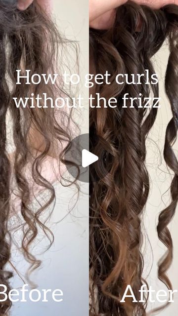 Jennie 🌷 | Curly Hair Care and Simple Hairstyle Tutorials on Instagram: "Nobody wants it and all curls have it, but excess frizz can totally be manageable with the right anti-frizz products! 

Here’s how to get curls without the frizz using @designmehair Curl Balm 

PRODUCT LINEUP 
💛BOUNCE.ME curl shampoo and conditioner 
💛 BOUNCE.ME curl balm 

STEPS
✨ start with clean, wet hair 
✨ rub curl balm between palms and use praying hands and brushing through to distribute products evenly and smooth curls 
✨ gently scrunch up to roots and pulse for definition 
✨ remove excess water by dampening a plopping towel and gently scrunch up
✨ diffuse until dry 

WHAT I LOVE ABOUT THE BALM 
I love that the curl balm is a lotion/gel hybrid, so it defines and hydrates curls with a non crunchy, buildable How To Remove Frizz From Hair, Remove Frizz From Hair, How To Diffuse Hair Without A Diffuser, How To Dry Curly Hair Without A Diffuser, How To Use A Diffuser On Curly Hair, Curl Shampoo And Conditioner, Curly Hair Conditioner, Conditioner Curly Hair, Curl Shampoo