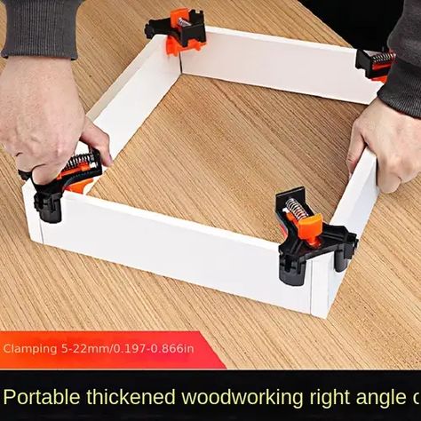 Clip Picture Frame, Diy Tank, Diy Projektit, Woodworking Project Plans, Woodworking Clamps, Carpentry Projects, Installing Cabinets, Home Tools, Right Angle