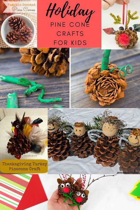 Bring the beauty of nature indoors this holiday season with these enchanting pine cone crafts that are perfect for little hands! 🙌 From adorable pinecone animals to glittery ornaments, our collection of easy and engaging crafts will keep your kiddos busy creating one-of-a-kind decorations that capture the magic of the holidays. ❄💖 Christmas Pinecone Crafts, Pinecone Animals, Pine Cone Crafts For Kids, Holiday Pine Cones, Pinecone Crafts Kids, Scented Pinecones, Pinecone Crafts Christmas, Easy Diy Ideas, Cone Crafts