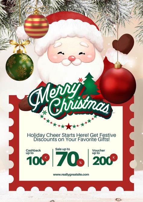 Celebrate the festive season with unbeatable deals and amazing discounts on your favorite items! ❤️💚  Don’t miss this opportunity to grab the best offers and make your holiday shopping merry and bright. 🎁🎉  🛒 Shop now and let the savings begin! Marry Christmas Poster, Christmas Offer Poster, Christmas Sale Poster Design, Christmas Creative Poster, Christmas Promotion Design, Sale Poster Design, Christmas Sale Poster, Christmas Poster Design, Graphics Tutorial