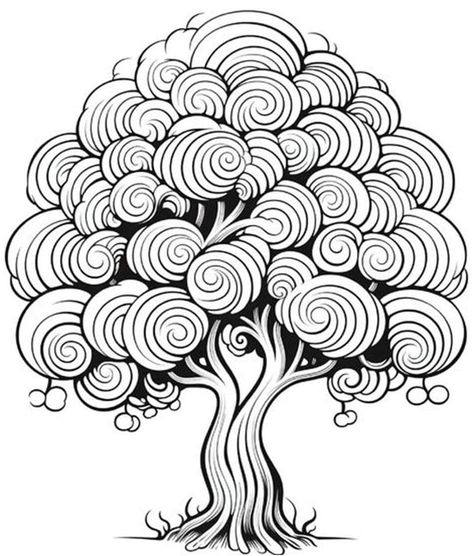 Tree Of Life Coloring Pages, Tree Of Life Doodle, Tree Of Life Drawing, Mother Earth Art, Basic Hand Embroidery Stitches, Jr Art, Tree Coloring Page, Zen Doodle Art, Hello Kitty Coloring