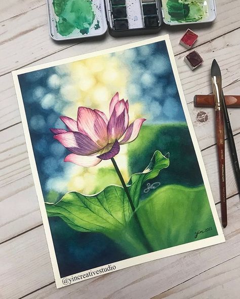 WATERCOLOR ⭐ Art sharing page on Instagram: “Beautiful, do you agree? Find your daily art inspiration on @watercolor_daily 🌠 Use hashtag #watercolor_daily to have a chance to be…” Standing Up For Yourself, Yt Videos, Deep Snow, Watercolor Nature, Marjolein Bastin, Watercolor Art Paintings, Beautiful Art Paintings, Watercolor Ideas, Landscape Art Painting