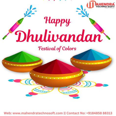 “Wishing everyone a vibrant and joyous #Dhulivandan! May this festival of colors bring you lots of happiness and laughter!” Web:- https://mahendratechnosoft.com Email- info@mahendratechnosoft@gmail.com Contact No:+91-84858 88313 #MahendraTechnosoft #BusinessGrowth #TechSolutions #BusinessSolutions #Entrepreneurs #Innovation #BusinessOpportunities #BusinessGoals #digitalmarketing #development #website #websiteservices #services #dhulivandan. Dhulivandan Wishes, Happy Dhulivandan, Indian Wedding Theme, Festival Of Colors, Happy Wishes, Website Services, Color Festival, Cute Images, Business Goals