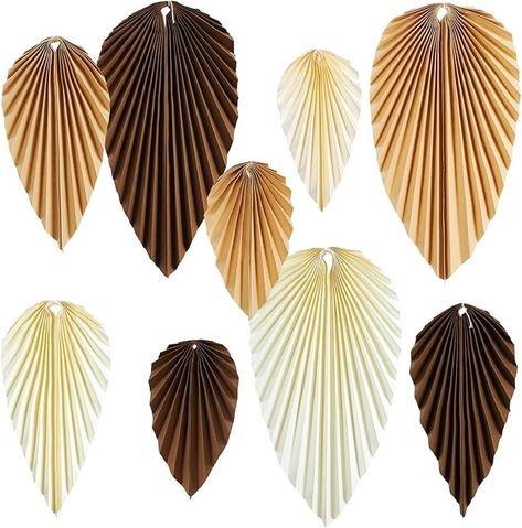 Amazon.com: SUNBEAUTY Boho Paper Fans Party Decorations Paper Leaves for Decoration Natural Party Decorations Paper Fans Classroom Decoration Paper Fans Backdrop Decor Brown Birthday Decorations,Set of 9 : Home & Kitchen Natural Party Decorations, Paper Floral Backdrop, Paper Fan Decorations, Bohemian Room Decor, Tissue Pom Poms, Backdrop Decor, Fan Decoration, Paper Leaves, Paper Floral