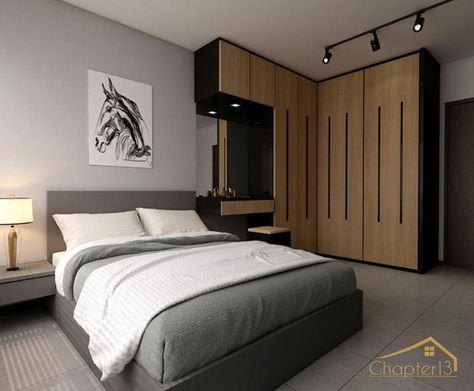 Unique Bedroom Design, Bedroom Cupboard Designs, Bedroom Closet Design, Wardrobe Design Bedroom, Bedroom Decor Design, Bedroom Bed Design, Small Room Design, Cupboard Design, Home Design Living Room