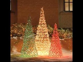 Christmas Lights Outdoor Trees, Christmas Lights Ideas, Diy Christmas Light Decorations, Outdoor Christmas Tree Decorations, Diy Christmas Ball, Lights Wallpaper, Christmas Lights Outside, Diy Christmas Lights, Christmas House Lights