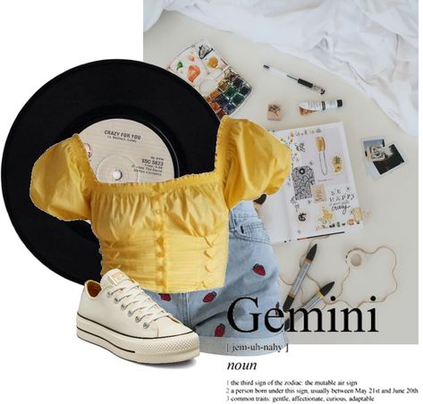 Gemini summer lewk Outfit | ShopLook Gemini Clothes, Gemini Outfits Aesthetic, Gemini Fashion, Gemini Style, Gemini Aesthetic, Gemini Sun, Outfit Shoplook, Eclectic Style, Outfits Aesthetic