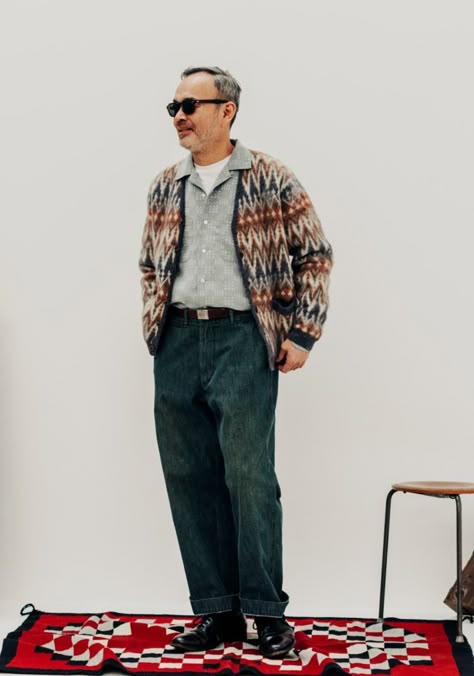 LOOK | 2024-‘25 AUTUMN & WINTER | BEAMS PLUS Old Man Core, Korea Fits, Overall Men, Masc Style, Basic Capsule Wardrobe, Japanese Americana, Beams Plus, Groundhog Day, Cool Outfits For Men