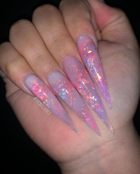 Nail Vibes, Nails Grunge, Opal Nails, Long Stiletto Nails, Stiletto Nail Art, Grunge Nails, Stiletto Nails Designs, Fire Nails, Coffin Nails Designs